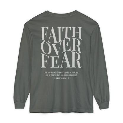 Faith Over Fear Long Sleeve Tee