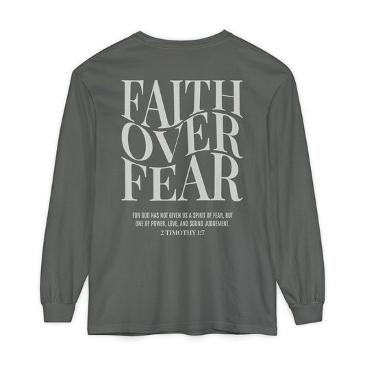 Faith Over Fear Long Sleeve Tee