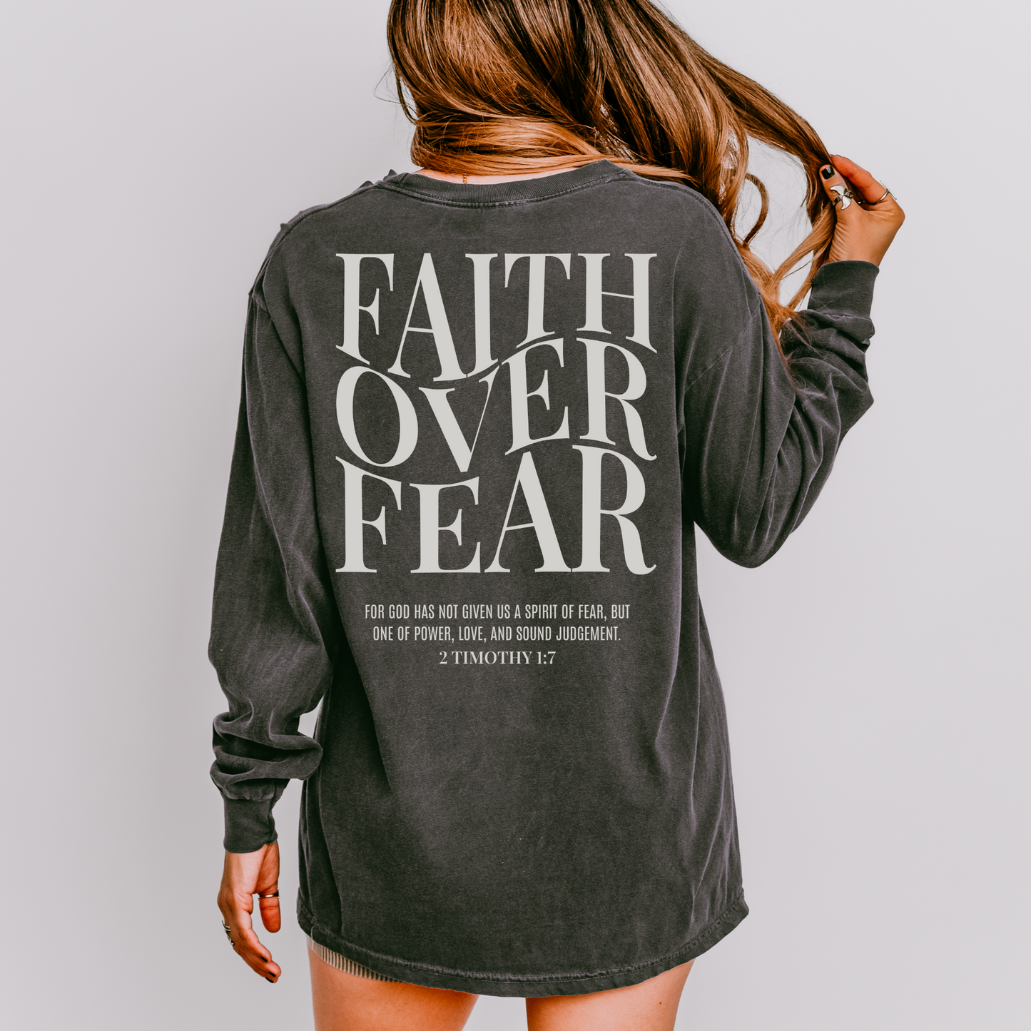 Faith Over Fear Long Sleeve Tee